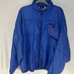 Vintage 1994 World Cup Full Zip Mens Blue Jacket Large Team USA Soccer Team gear